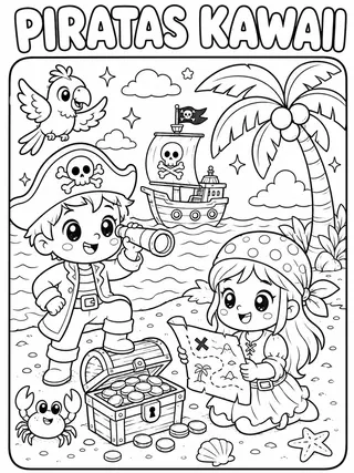 Piratas kawaii